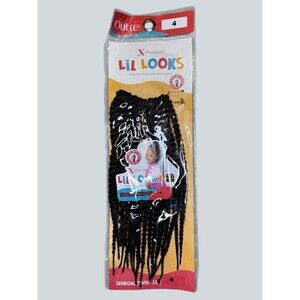Outre X-Pression Lil Looks Senegal Twist 10" Crochet Hair Color 4 Kids New